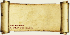 Žaklina Rajković vizit kartica